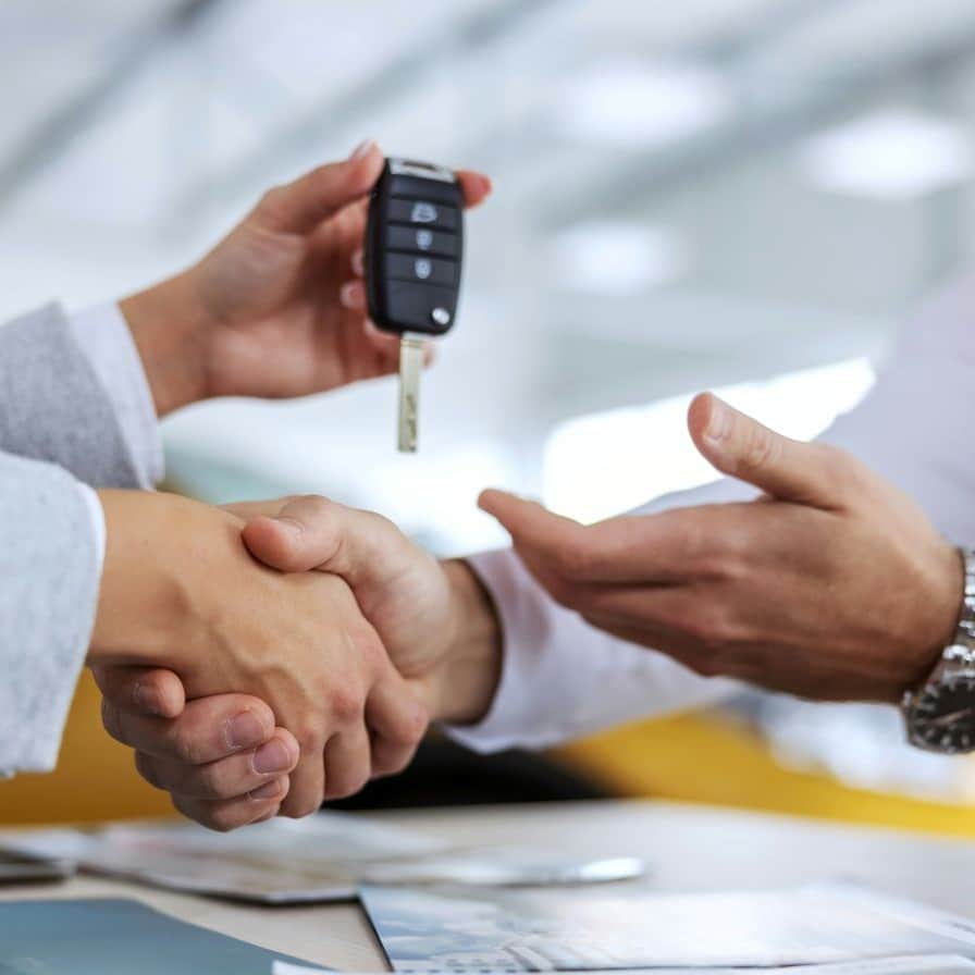 Remise de clé de voiture