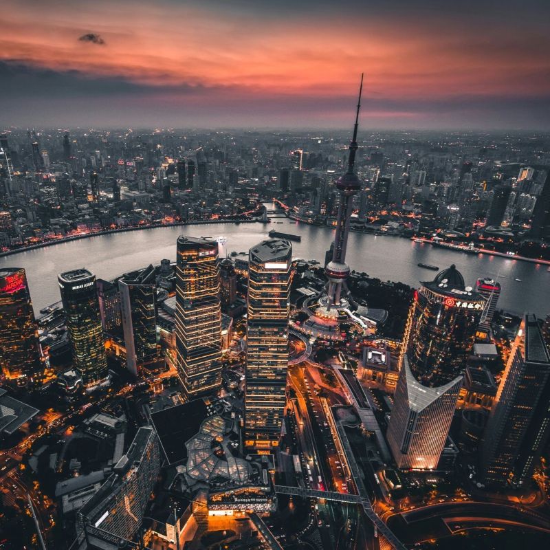 Shanghai vue du ciel